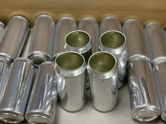 187/200ml Melting Aluminum Beverage Cans Pressure Resistance SGS