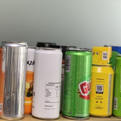 lata de cerveza modificada para requisitos particulares vacía 473ml 500ml del arte de las latas de aluminio 16oz