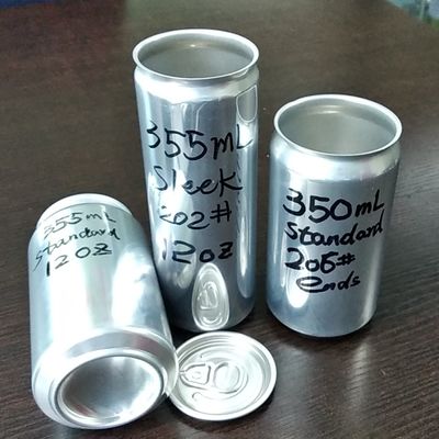 La contracción de encargo libre doble de la capa BPA envuelve las latas de Aluminun con las tapas 12oz 16oz