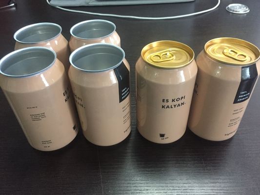 La contracción de encargo envuelve las latas de aluminio con las tapas 12oz 16oz para la pequeña cantidad